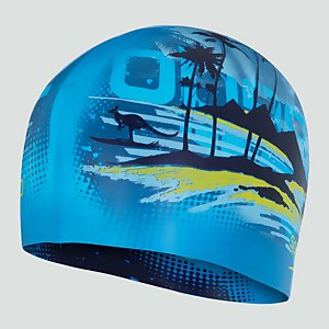 Junior Reversible Slogan Cap Blue/Yellow