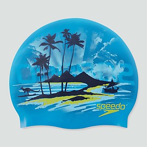 Junior Reversible Slogan Cap Blue/Yellow