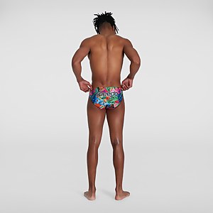 Men's Escape 5cm Brief Blue/Red