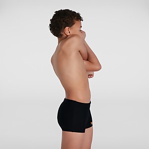 Boxer de bain Garçon Plastisol Placement noir/orange