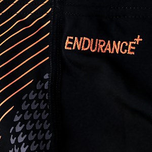 Boxer de bain Homme Tech Panel noir/orange