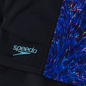 Boys' Digital Allover Panel Jammer Black/Blue