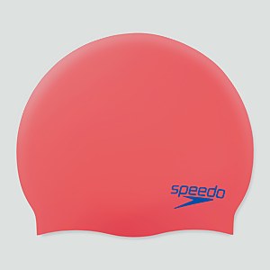 Junior Plain Moulded Silicone Cap Red/Blue