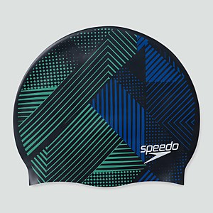 Bonnet Adulte Moulded Silicone réversible noir/bleu