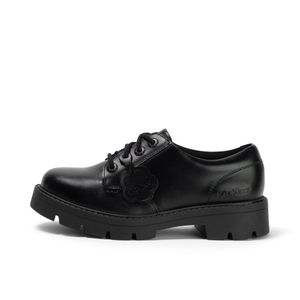 Adult Womens Kori Lace High shine Leather Black - 7