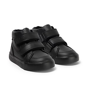 Infant Unisex Tovni Hi Vel Leather Alternative Black