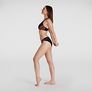 Bikini Femme Placement noir/rouge