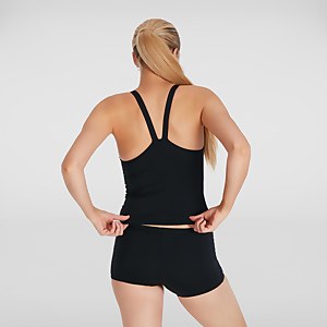 Panel Tankini Schwarz/Grau für Damen