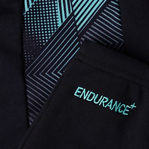 Panel Tankini Schwarz/Grau für Damen