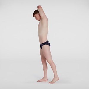Slip de bain Homme Flamingo Flare Allover 5 cm bleu/rose