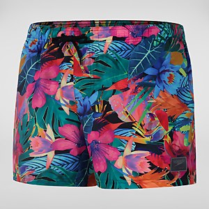 Men's Digital Printed Leisure 14" Swim Shorts Pink/Blue