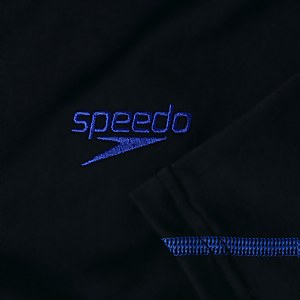 Tech Kurzärmliges Rash Top Schwarz/Blau für Herren