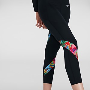 Legging Femme Printed noir/rose