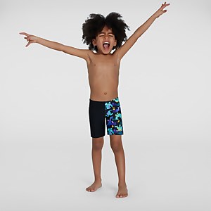 Digital Allover Schwimmhose Schwarz/Lila für Kleinkinder (Jungen) - 5YRS