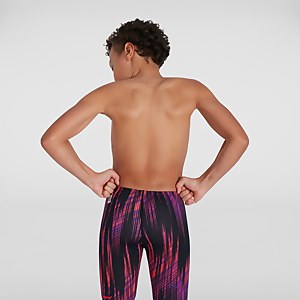 Boys' Fastskin Endurance+ High Waisted Jammer Black/Purple