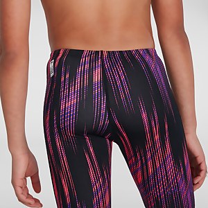Boys' Fastskin Endurance+ High Waisted Jammer Black/Purple