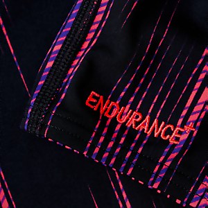 Girls' Fastskin Endurance+ Openback Kneeskin Black/Purple