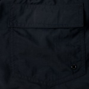 Short de bain Homme Retro 33 cm noir/blanc
