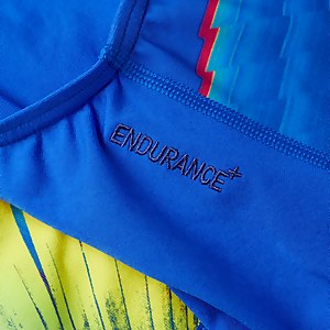 Maillot de bain Femme Digital Placement Medalist bleu/rose