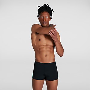 Boxer de bain Homme Boom Logo Splice noir/orange