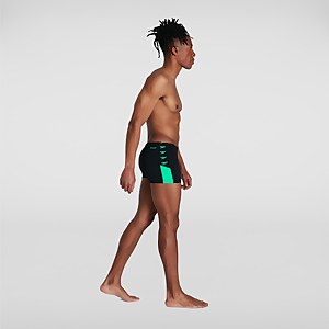 Boxer de bain Homme Boom Logo Splice noir/orange