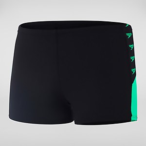 Boxer de bain Homme Boom Logo Splice noir/orange