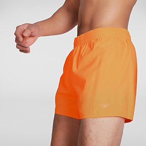 Short de bain Homme 33 cm loisir coupe ajustée orange