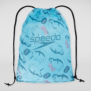 Bedruckte Netztasche Blau/Pink - ONE SIZE