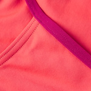 Maillot de bain Fille dos à lanières rouge