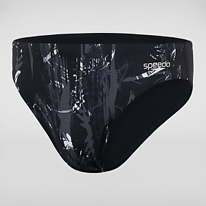 Men's Allover 7cm Brief Black/Grey