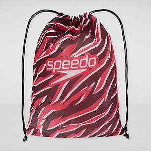 Bedruckte Netztasche Rot/Schwarz - ONE SIZE