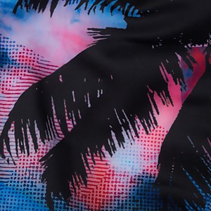 Maillot de bain Fille Star noir/bleu