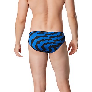 Men's Vortex Maze Brief Blue
