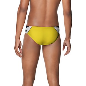 Men's Edge Splice Brief Navy/Gold