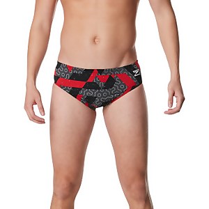 Men's Ruse Blocks Brief Red - 24