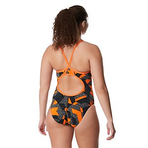 Women's Ruse Blocks Flyback One Piece Orange