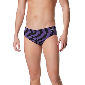 Men's Vortex Maze Brief Purple