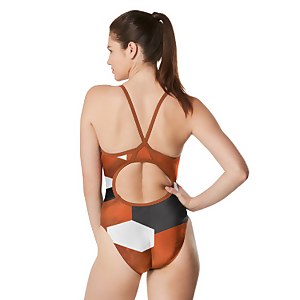 Women's Glimmer Flyback One Piece Orange