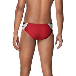 Men's Edge Splice Brief Navy/Red