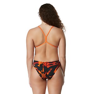 Women's Reflected One Back One Piece Orange