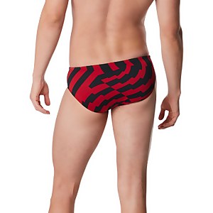 Men's Vortex Maze Brief Purple