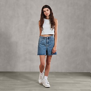Women's Rib Racerfront Vest - Light Blue