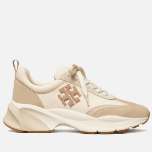 Good Luck Suede-Trimmed Nylon Running-Style