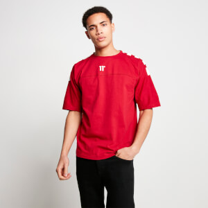 Large Logo Oversized Short Sleeve T-Shirt – Ski Patrol Red