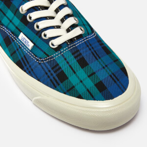 Green plaid vans on sale