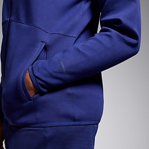 Womens Vapodri FZ Tempo Hooded Sweat Blue