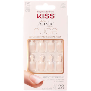 Kiss Salon Acrylic Nude Nails- Breathtaking