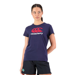 Canterbury Women's CCC Anchor T-Shirt in Navy-6