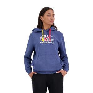 Canterbury Women's Uglies Hoodie in Blue-6
