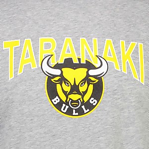 Mens Taranaki Supporters T-Shirt in Grey